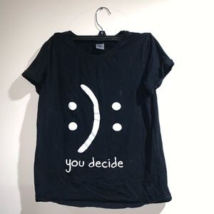 Smile/sad shirt